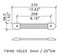 H1009/01 - Complete Strap Handle with Plastic Endcaps