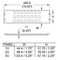 R1269/1UK/08 - 19" 8 Hole Rack Panel Punched for D-Series Connectors - 1U