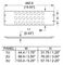 R1269/3UK/24 - 19" 24 Hole Rack Panel Punched for D-Series Connectors - 3U