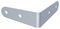 B1115 - 4 Hole Large Brace Tight Radius PennBrite Corner Brackets, 4 Pack