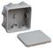322-980 - IP54 Polypropylene 8 Entry Junction Box Enclosure - 85x85x42mm