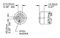 F1631 - 29mm Round Cabinet Feet, Pack of 2