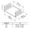 R1194/3UVG - 19" Vented Rack Shelf, Grey - 3U