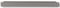 R1268/1UG - 19" Blank Rack Panel, Grey - 1U Flanged