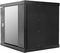 CAB-W4U-EL10" - 4U 10" Black EcoNetCab Steel Wall Mount Rack Enclosure - 320x300x310mm