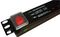 PDU-6WS-H-SP-1U-3M - 1U 6 Way 13A Mains Sockets to Plug Surge Protected Horizontal PDU