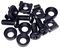 CAGENUT50BK - Cage Nuts, M6, Black, Pack of 50