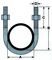 U-Bolt 3/4" - M6 x 27mm (3/4") U-Bolt BZP Steel, 5 Pack