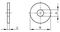 M10 id x 25MM od Mudgua - M10 x 25mm Steel BZP Penny Mudguard Washers, 50 Pack