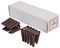 EXP4 - 7mm x 38mm Brown Nylon Wall Plugs, 100 Pack