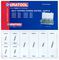 D01884 - Stainless Steel Pan Head Pozidriv Self-Tapping Screws Pack, 410 Piece