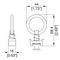 R1434/01-PE2 - Single Point Flying Stud 2 Pack