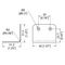 B1121 - 4 Hole Large Brace 2mm 18Ga Steel PennBrite Bracket