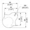 C1351Z - Large Ball Corner, 30mm Offset 16Ga Steel PennBrite Non-Stackable