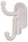 61321 - Self Adhesive Plastic Swivel Hooks, 2 Pack
