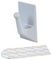 61327 - White Self Adhesive Hooks - 45mm x 25mm, 3 Pack