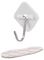 61331 - White Self Adhesive Metal Hooks - 34mm x 34mm, 5 Pack
