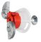 GP18100 - Red Plasterboard Fixings Requiring 18mm Hole, Trade Tub x100
