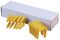 YELLOWPLUGOUTER - 5mm x 25mm Yellow Wall Plugs - 10,000 Bulk Pack