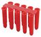REDPLUGOUTER - 5.5mm x 30mm Red Wall Plugs - 10,000 Bulk Pack