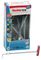 537261 - Duotec 10 Nylon Plasterboard Fixings, 10 Pack with Screws