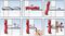 537261 - Duotec 10 Nylon Plasterboard Fixings, 10 Pack with Screws