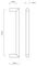 4722.20.300.SS - 300mm D Mitred Pull Handle Round Bar, Stainless Steel
