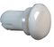 SR 5075W - 10.7mm x 9mm Nylon Snap Rivet, White 100 Pack
