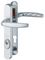 3686010 - Atlanta Short Fixing Aluminium Lever Security UPVC Double Glazed Door Door Handles, 60mm Door Thickness