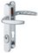 3625701 - Atlanta Short Fixing Aluminium Lever Security UPVC Double Glazed Door Handles, 70mm Door Thickness