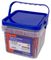 FFEXPCSK1128ZP - Red Wall Plugs & Twin Thread Screws Kit Tub, 1000 Piece
