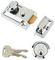 B-77-CH-CH-60 - Traditional Night Latch Lock, Chrome - 60mm Backset