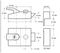 B-89-DMG-SC-60 - Deadlocking Security Night Latch Lock, Dark Metallic Grey with Chrome Cylinder - 60mm Backset