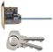 B-1109-PB - 1109 Replacement Rim Cylinder Lock with 2 Keys, Brass