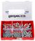 536162 - Duopower FixTainer Short Plasterboard Wall Plugs & Screws, Assorted 210 Pack