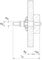 558102 - M5 x 37mm HM-S Metal Hollow Wall Anchors, 50 Pack