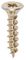 30015SOLOC - 3mm x 15mm Pozidriv Double Countersunk ZYP Solo Chipboard & Wood Screws, 200 Pack