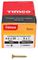40025SOLOC - 4mm x 25mm Pozidriv Double Countersunk ZYP Solo Chipboard & Wood Screws, 200 Pack