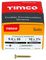 50035SOLOC - 5mm x 35mm Pozidriv Double Countersunk ZYP Solo Chipboard & Wood Screws, 200 Pack