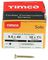 50040SOLOC - 5mm x 40mm Pozidriv Double Countersunk ZYP Solo Chipboard & Wood Screws, 200 Pack