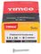 35025SOLOZ - 3.5mm x 25mm Pozidriv Double Countersunk ZP Solo Chipboard & Wood Screws, 200 Pack