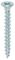 35030SOLOZ - 3.5mm x 30mm Pozidriv Double Countersunk ZP Solo Chipboard & Wood Screws, 200 Pack
