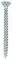 35040SOLOZ - 3.5mm x 40mm Pozidriv Double Countersunk ZP Solo Chipboard & Wood Screws, 200 Pack