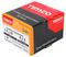 35050SOLOZ - 3.5mm x 50mm Pozidriv Double Countersunk ZP Solo Chipboard & Wood Screws, 200 Pack