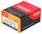 40015SOLOZ - 4mm x 15mm Pozidriv Double Countersunk ZP Solo Chipboard & Wood Screws, 200 Pack