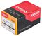 40025SOLOZ - 4mm x 25mm Pozidriv Double Countersunk ZP Solo Chipboard & Wood Screws, 200 Pack