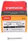 40040SOLOZ - 4mm x 40mm Pozidriv Double Countersunk ZP Solo Chipboard & Wood Screws, 200 Pack