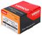 40040SOLOZ - 4mm x 40mm Pozidriv Double Countersunk ZP Solo Chipboard & Wood Screws, 200 Pack