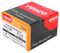 40050SOLOZ - 4mm x 50mm Pozidriv Double Countersunk ZP Solo Chipboard & Wood Screws, 200 Pack