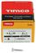 45025SOLOZ - 4.5mm x 25mm Pozidriv Double Countersunk ZP Solo Chipboard & Wood Screws, 200 Pack